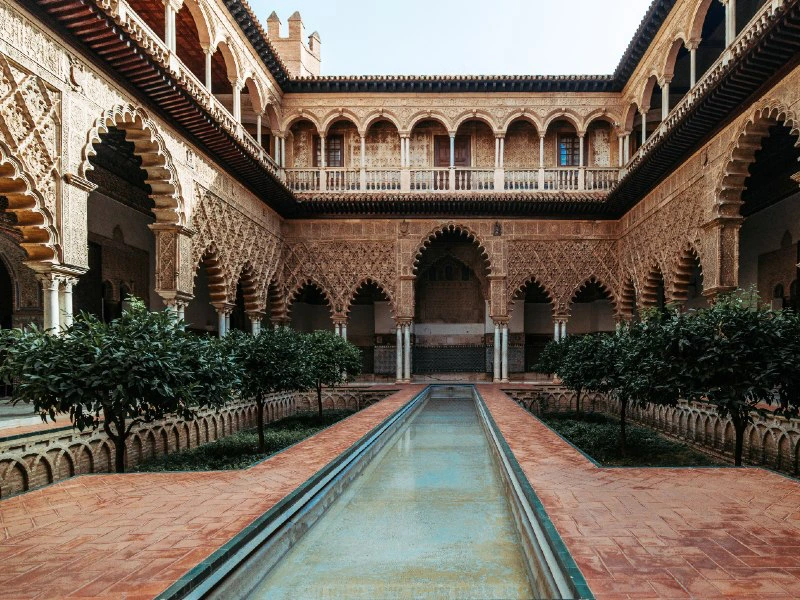 Königspalast Alcazar in Sevilla, Spanien