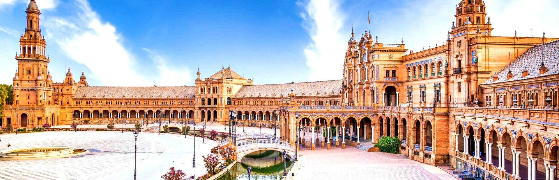 Plaza de Espana in Sevilla, Spanien