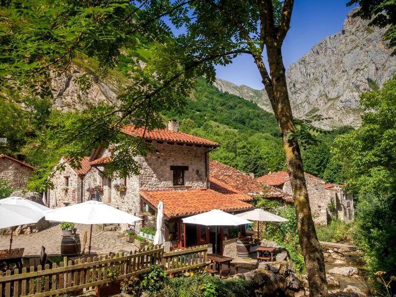 Bulnes, Picos de Europa, Spanien