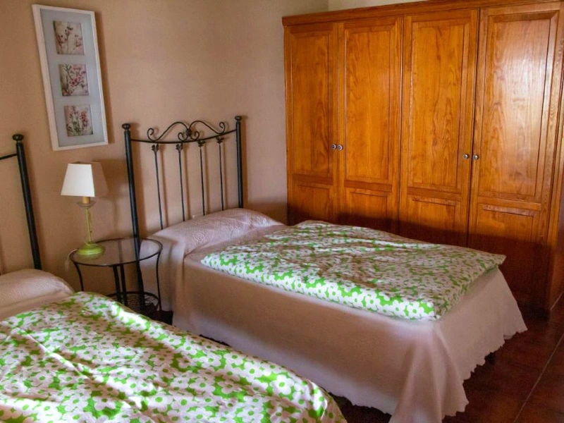 Schlafzimmer der Unterkunft in La Palma, Spanien