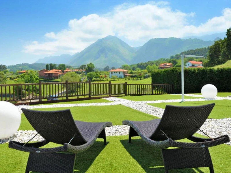 Garten der Unterkunft in Ribadesella