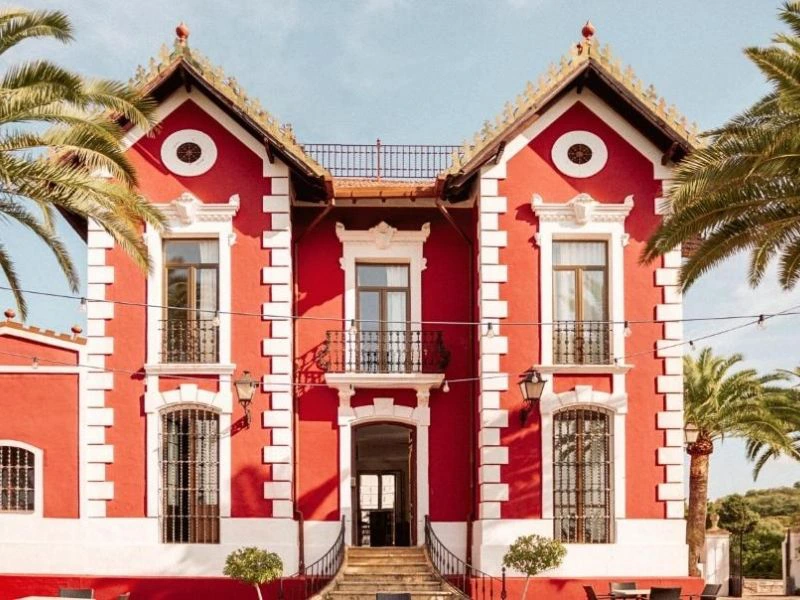 Blick auf die Unterkunft außerhalb vom Zentrum Cordobas, Spanien