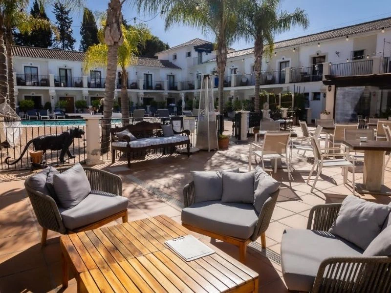 Außenbereich der Unterkunft in Marbella, Spanien