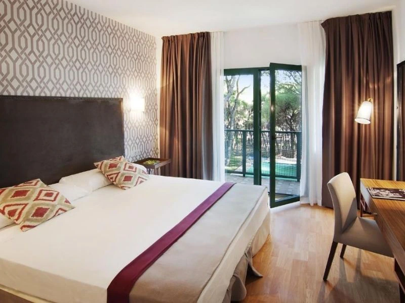 Zimmer der Unterkunft etwas außerhalb von Sevilla, Spanien