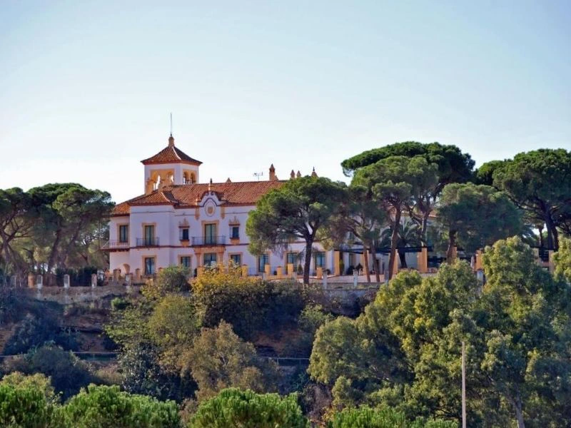 Blick auf die Unterkunft etwas außerhalb von Sevilla, Spanien