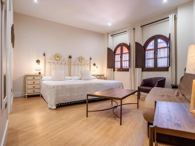Hotelzimmer des Stadthotels in Sevilla, Spanien