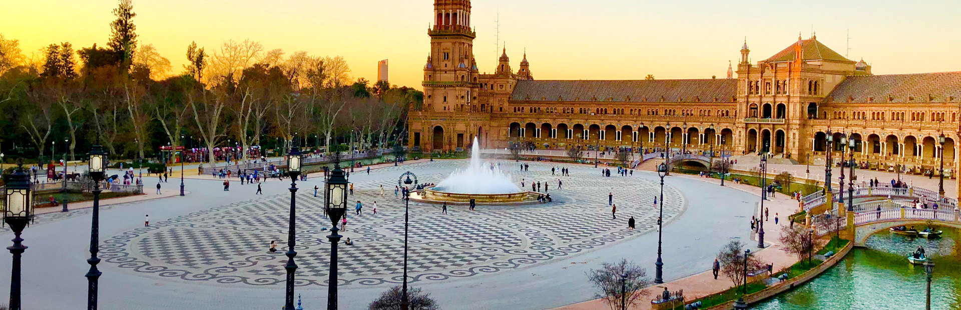 Blick auf Sevilla, Spanien
