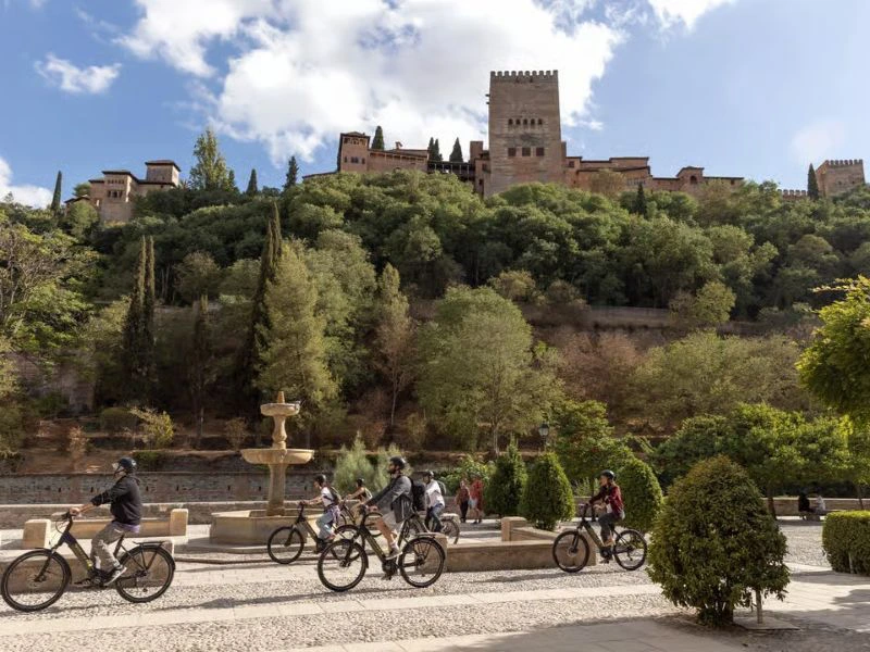 Fahrradtour in Granada, Spanien