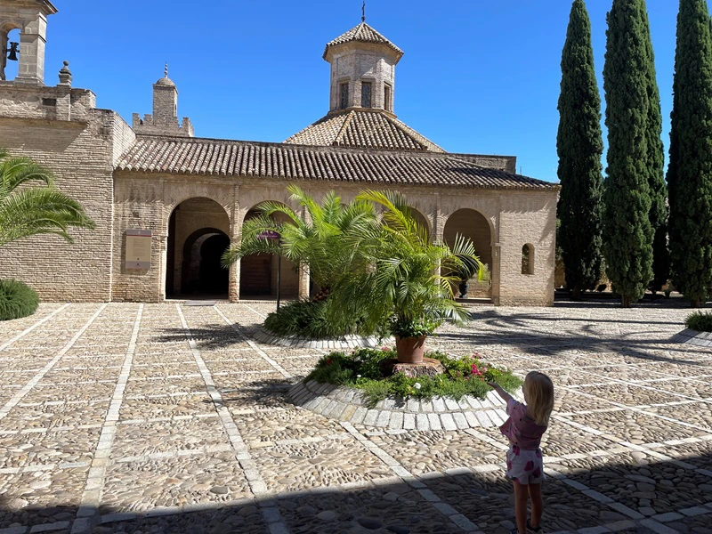 Jerez de la Frontera in Andalusien mit Kind
