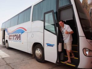 Reisebus in Marokko