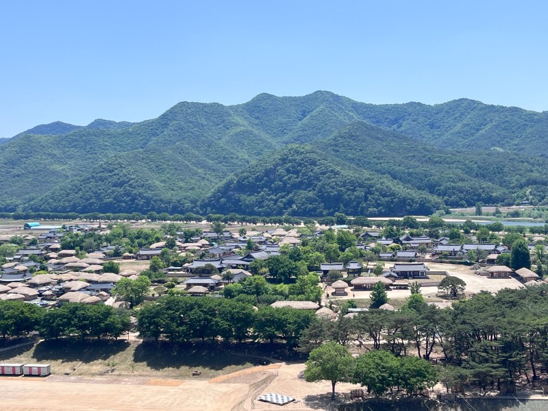 Landschaft um Andong, Südkorea