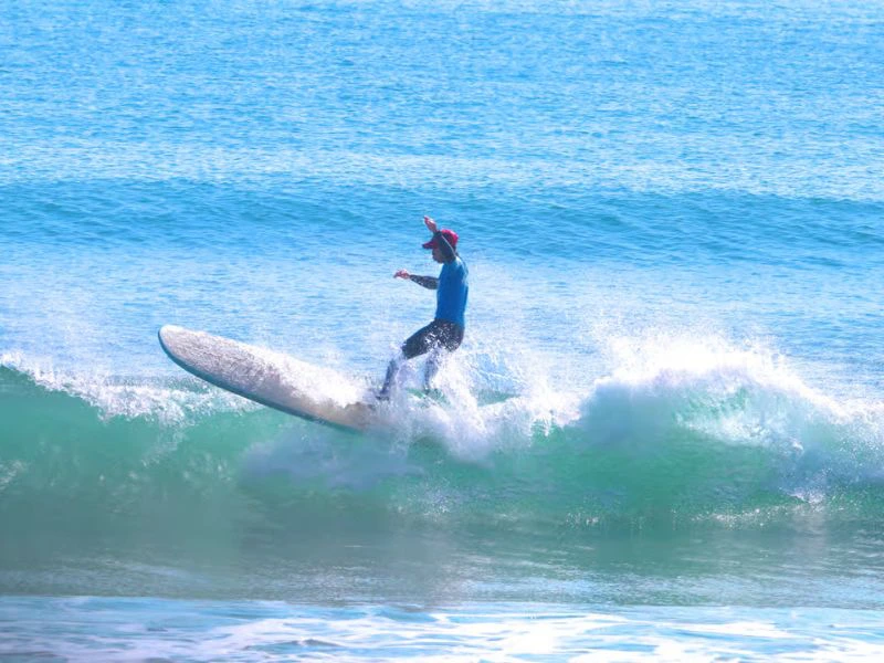 Surfkurs am Songjeong Beach in Busan, Südkorea