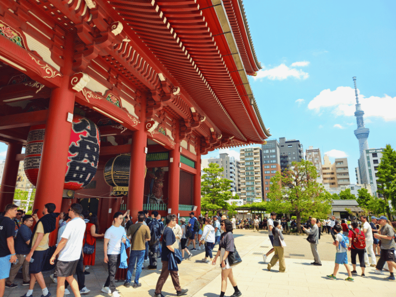 Asakusa Tempel in Tokio, Japan
