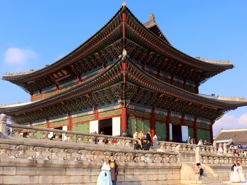 Tempel in Seoul, Südkorea