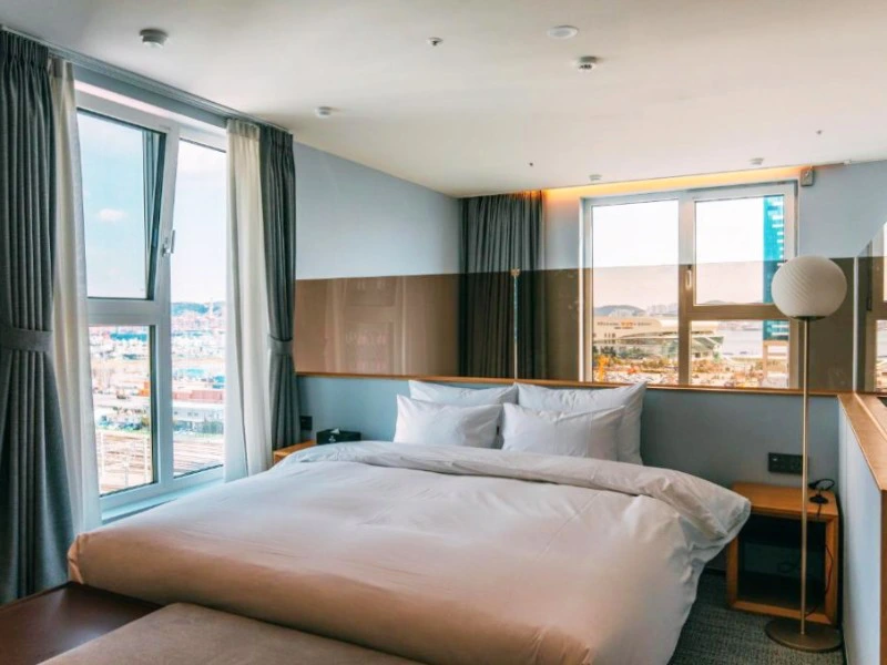 Komfortables Hotelzimmer in Südkorea