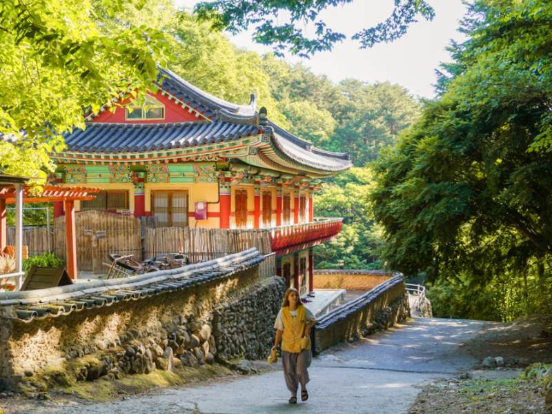 Tempel bei Gyeongju, Südkorea