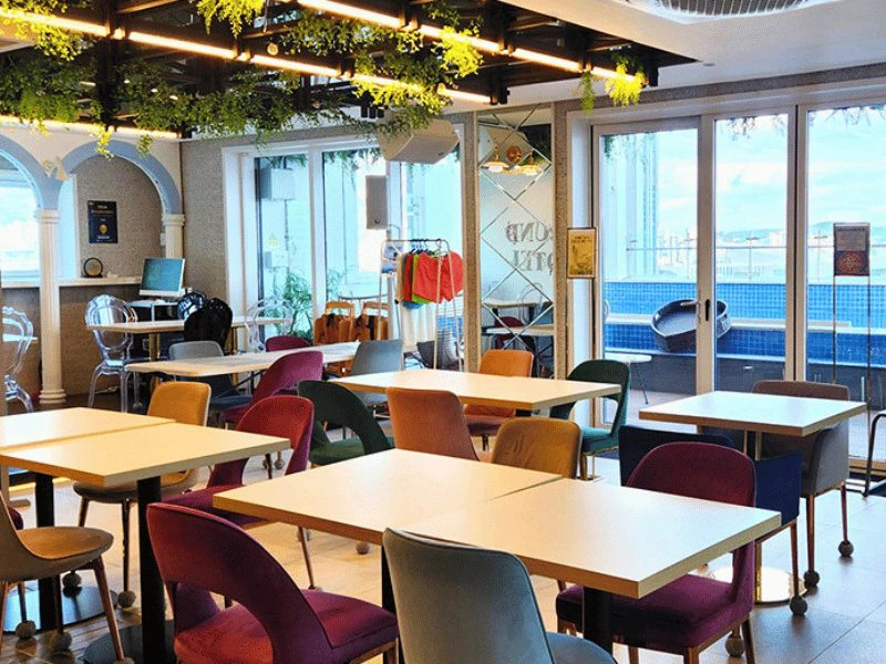 Restaurant im Stadthotel in Busan, Südkorea