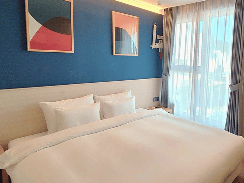 Zimmer im Stadthotel in Busan, Südkorea