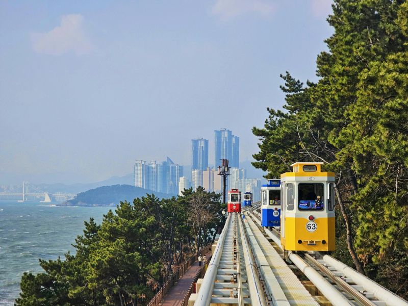 Sky Capsule in Busan, Südkorea