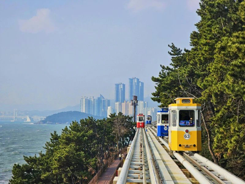 Sky Capsule in Busan, Südkorea