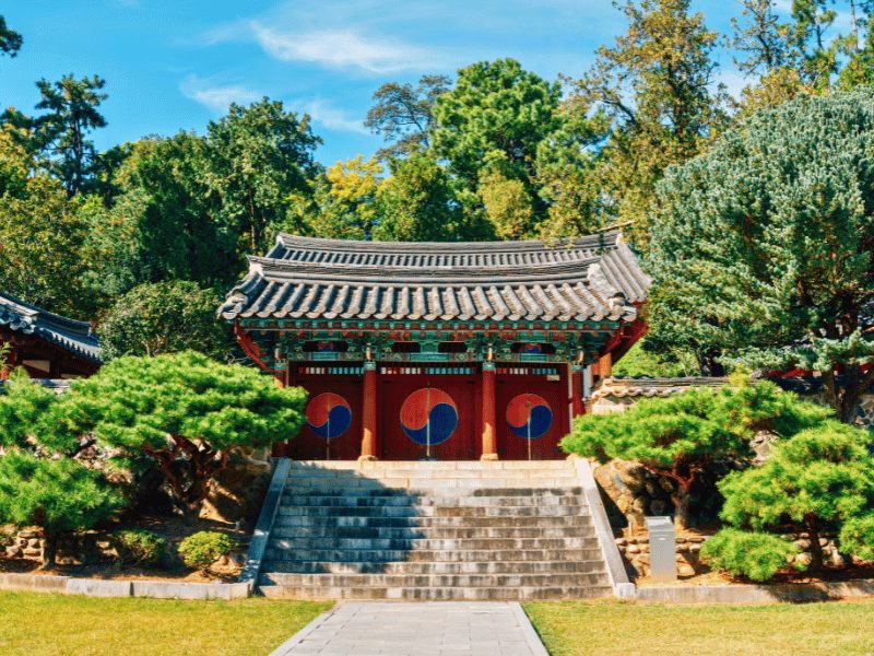 Hyanggyo Tempel in Gwangju, Südkorea