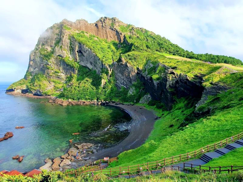 Küste auf Jeju Island, Südkorea