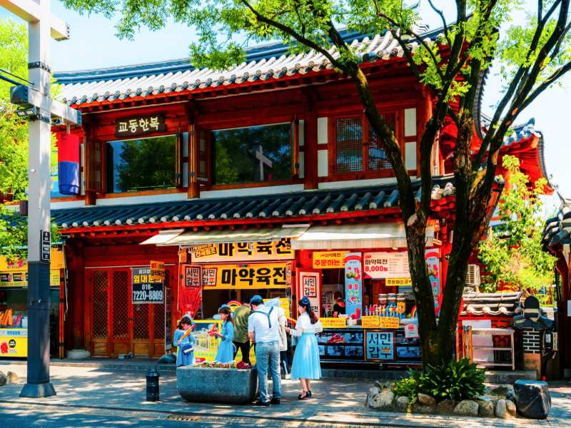 Tempel in Jeonju, Südkorea