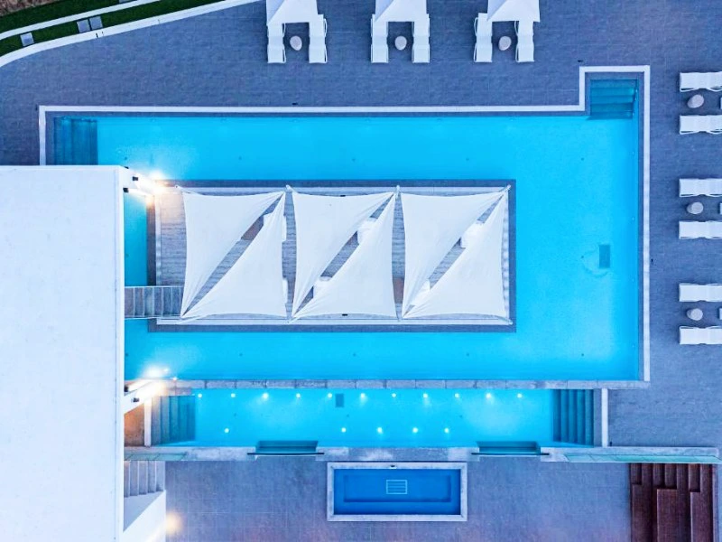 Hotelpool im Jirisan Nationalpark, Südkorea