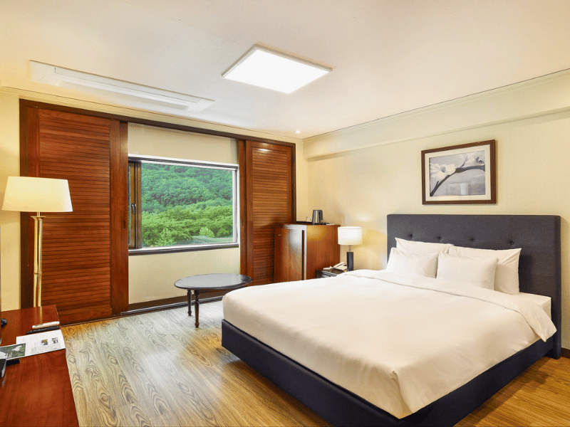 Zimmer im Hotel in der Nähe des Seoraksan Nationalparks, Südkorea