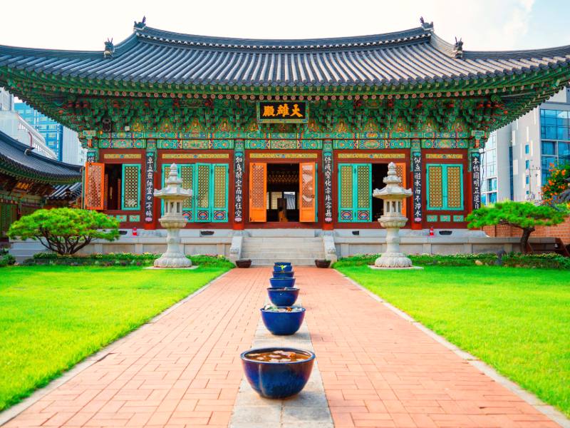 Jogyesa Tempel in Seoul, Südkorea