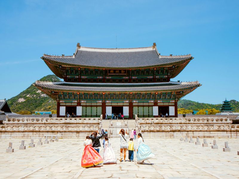 Tempel in Seoul, Südkorea