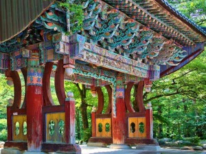 Tempel im Seoraksan Nationalpark in Südkorea