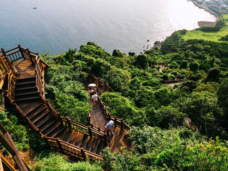 Landschaft auf Jeju, Südkorea