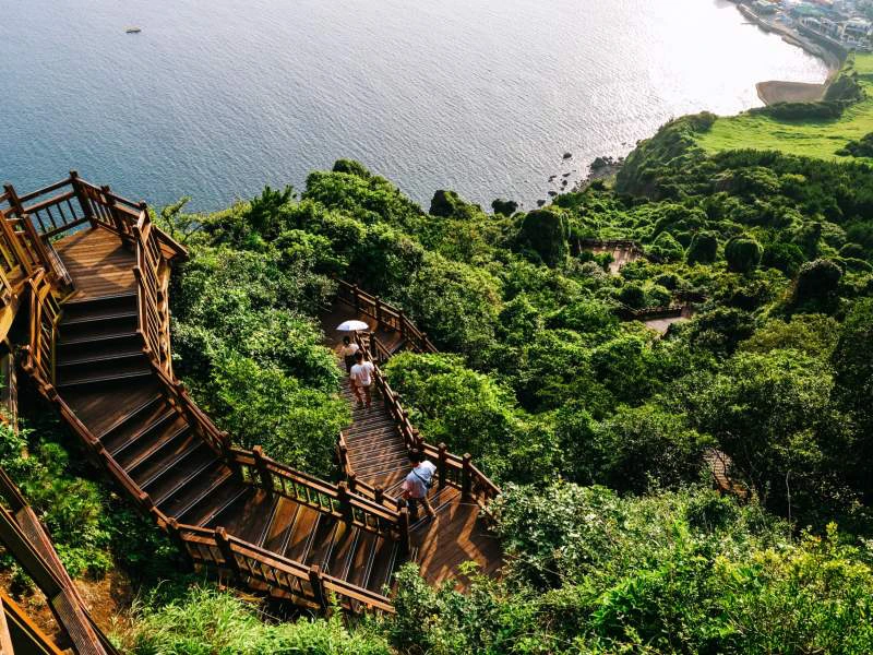 Landschaft auf Jeju, Südkorea